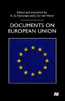 Documents on European Union /