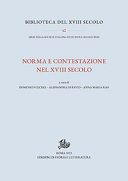 Norma e contestazione nel XVIII secolo /