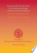 Rostovtzeffs Briefwechsel mit deutschsprachigen Altertumswissenschaftlern : Einleitung, Edition und Kommentar /