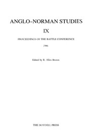 Anglo-Norman studies IX : proceedings of the Battle Conference, 1986 /