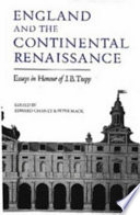 England and the continental Renaissance : essays in honor of J.B. Trapp /