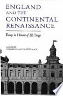 England and the continental Renaissance : essays in honour of J.B. Trapp /