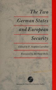 The Two German states and European security /