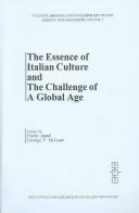 The essence of Italian culture and the challenge of a global age /