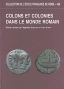 Colons et colonies dans le monde romain /