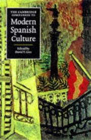 The Cambridge Companion to Modern Spanish Culture /