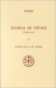 Journal de voyage : itinéraire /