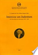 Interesse am Judentum : die Franz-Delitzsch-Vorlesungen 1989-2008 /