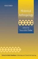 Historical anthropology /