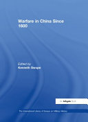 Warfare in China since 1600 /