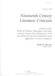 Nineteenth-century literature criticism.