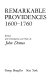 Remarkable providences, 1600-1760.