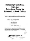 Guide to the Scholarly Resources microfilm edition.