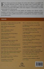 Democracia, crise e reforma : estudios sobre a era Fernando Henrique Cardoso /