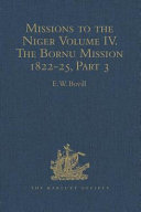 Missions to the Niger.