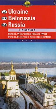 Ukrajna, Fehéroroszország, Oroszország (nyugati rész) 1:2 000 000 : névmutató = Ukraine, Weißrussland, Rußland (West) = Ukraine, Belorussia, Russia (west) = Ukraine, Biélorussie, Russie (occidentale) /