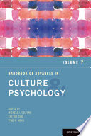 Handbook of advances in culture and psychology.