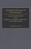 Biographical dictionary of American sports.