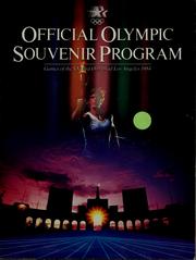 Official Olympic souvenir program : games of the XXIIIrd Olympiad, Los Angeles, 1984.