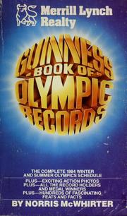 Guinness Book of olympic records : complete roll of olympic medal winners (1896-1980, including 1906) for the 28 sports (7 winter and 21 summer) contested in the 1980 celebrations and other useful information /