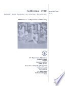 California, 2000 2000 census of population and housing.