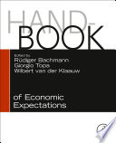 Handbook of economic expectations /