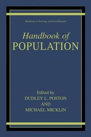 Handbook of population /