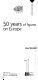 50 years of figures on Europe : data 1952-2001 /