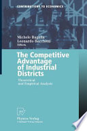 The competitive advantage of industrial districts : theoretical and empirical analysis /