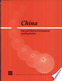 China : internal market development and regulation.