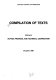 Compilation of texts relating to ACP-EEC financial and technical cooperation.