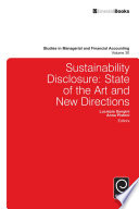 Sustainability disclosure : state of the art and new directions /