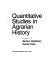 Quantitative studies in agrarian history /
