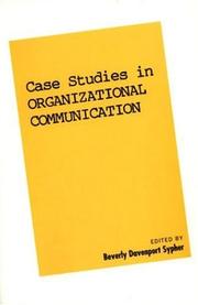 Case studies in organizational communication /