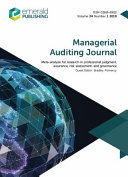 Meta-analysis for research in professional judgment, assurance, risk assessment, and governance /