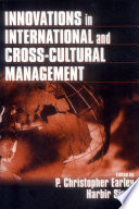 Innovations in international and cross-cultural management /
