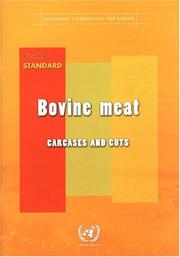 UNECE standard : bovine meat : carcases and cuts /