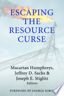 Escaping the resource curse /