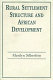 Rural settlement structure and African development /