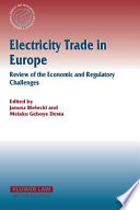 Electricity trade in Europe : review of economic and regulatory challenges /