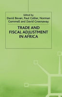 Trade and fiscal adjustment in Africa /