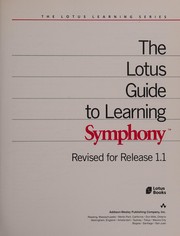 The Lotus guide to learning Symphony : revised for Release 1.1.