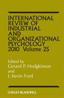 International review of industrial and organizational psychology.