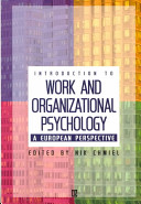 Introduction to work and organizational psychology /