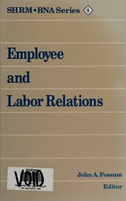 Employee and labor relations /