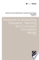 Advances in accounting education