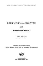 International accounting and reporting issues : 2006 review /