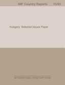 Hungary : selected issues paper /