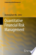 Quantitative financial risk management