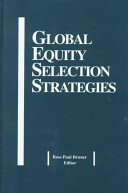 Global equity selection strategies /